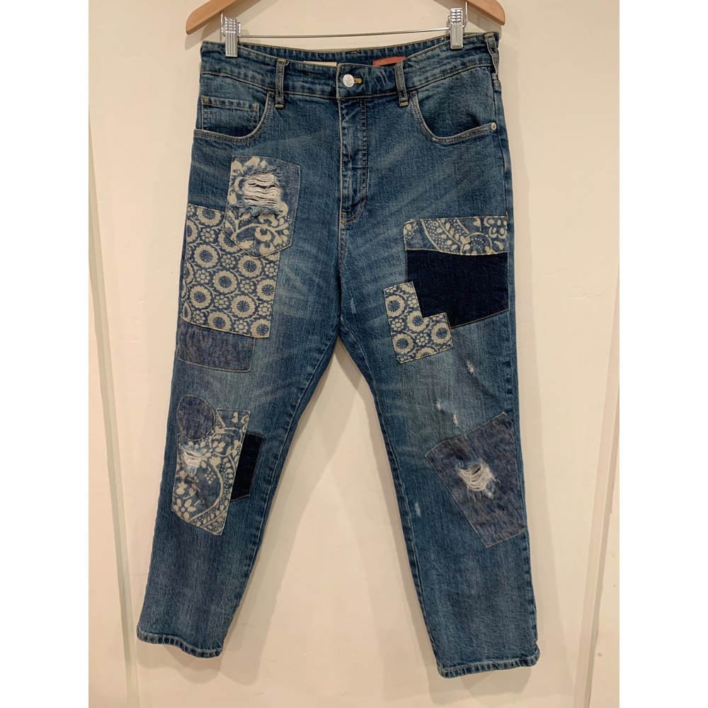 Anthropologies Pilcro Womens Patchwork Jeans Sz 2… - image 4